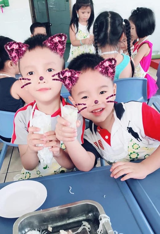 truong mam non tri duc 1 - be hoc lam noi tro