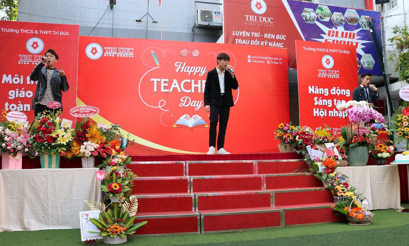ngày nhà giáo việt nam 20-11-2020 tại trường trí đức quận tân phú tp hồ chí minh