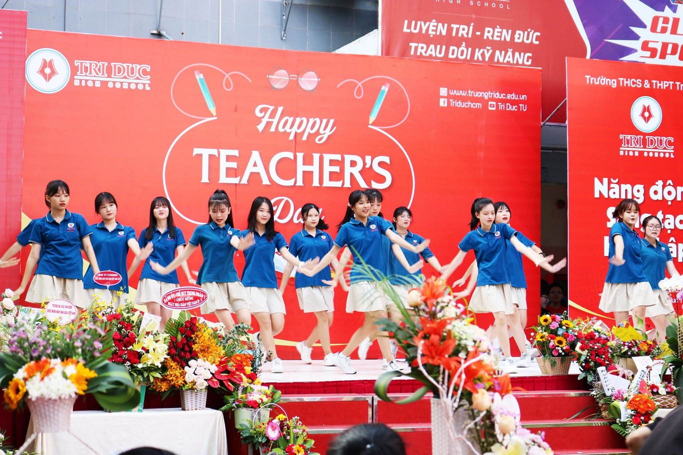 ngày nhà giáo việt nam 20-11-2020 tại trường trí đức quận tân phú tp hồ chí minh