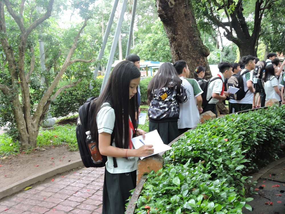 hoc tap thuc te tai thao cam vien - truong noi tru ban tru tri duc tphcm